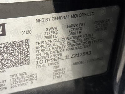 2020 GMC Sierra 1500 AT4