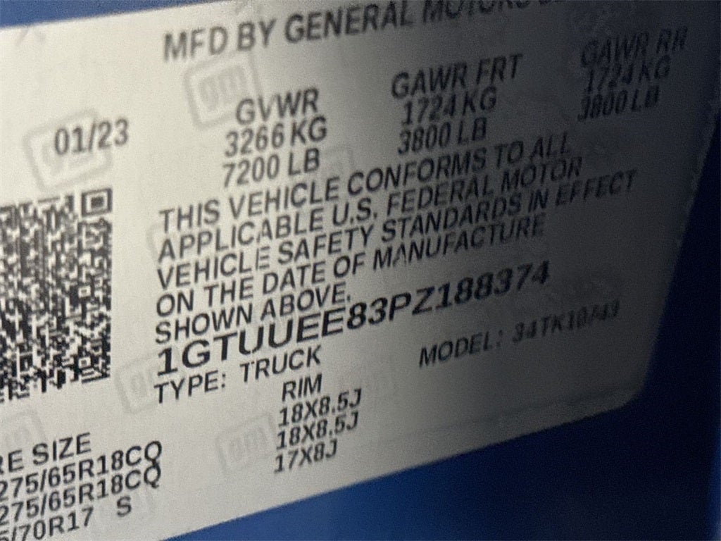 2023 GMC Sierra 1500 AT4