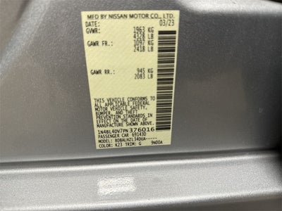 2023 Nissan Altima 2.5 SV