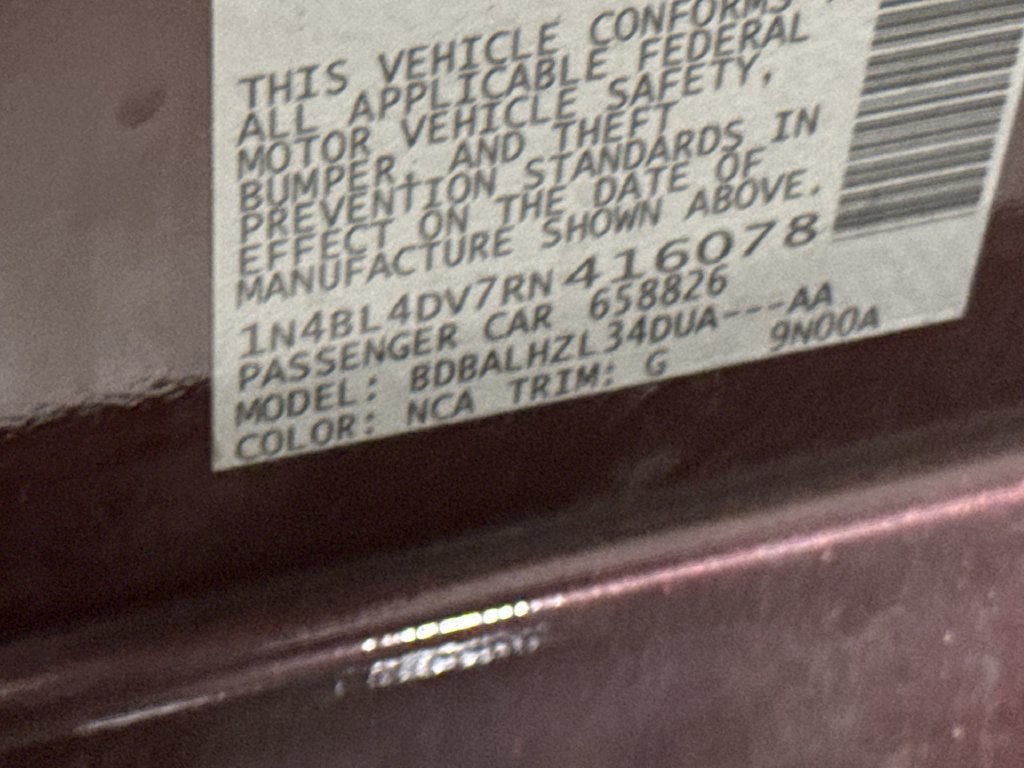 2024 Nissan Altima 2.5 SV
