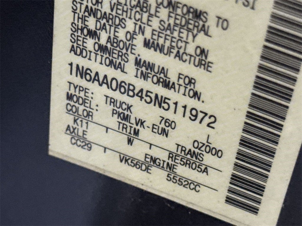 2005 Nissan Titan LE