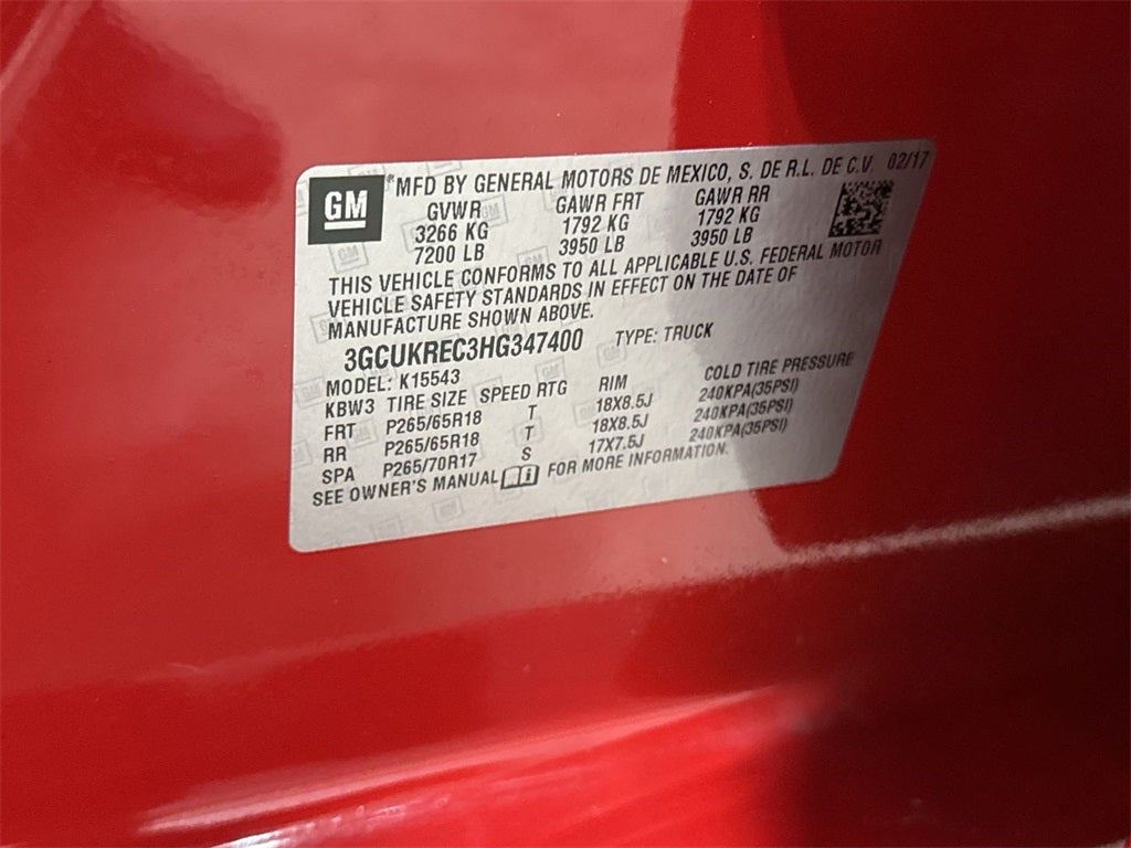 2017 Chevrolet Silverado 1500 LT