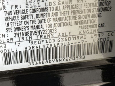 2022 Nissan Sentra SR