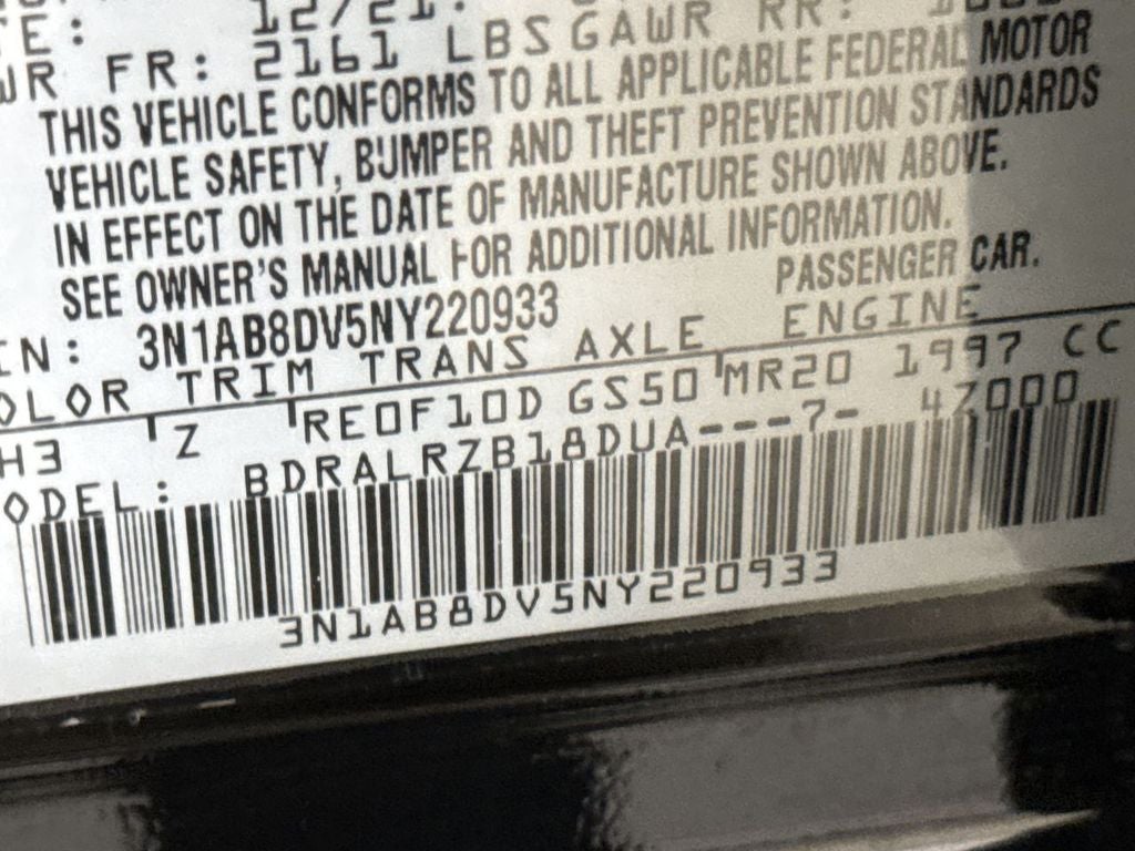 2022 Nissan Sentra SR