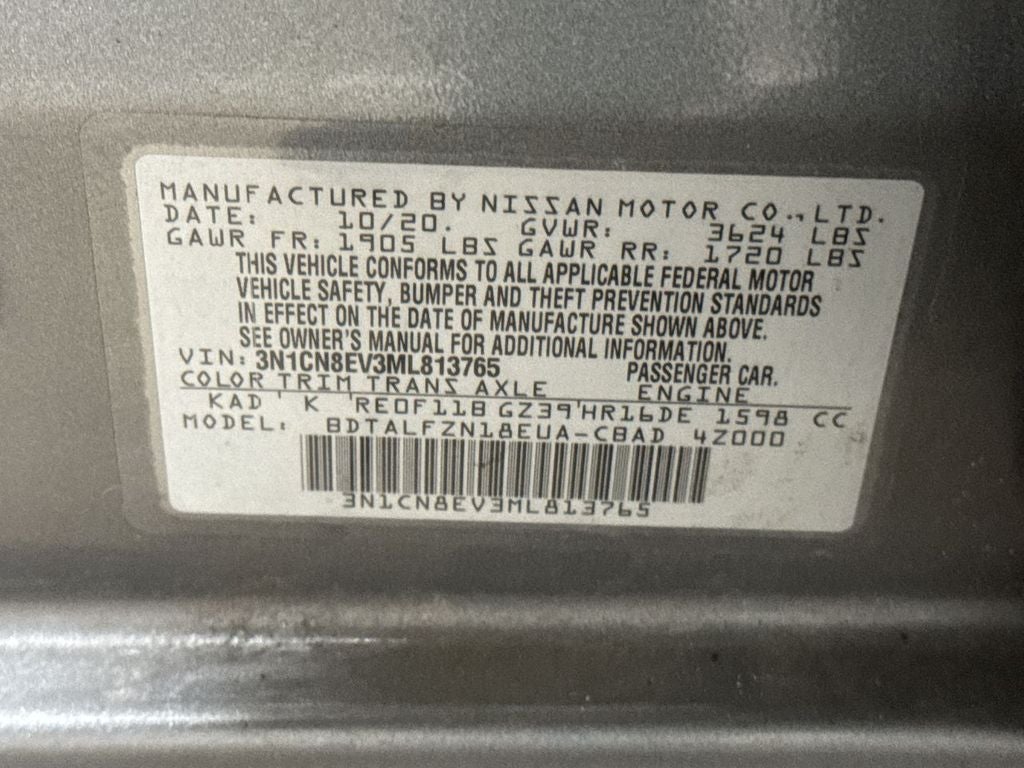 2021 Nissan Versa 1.6 SV