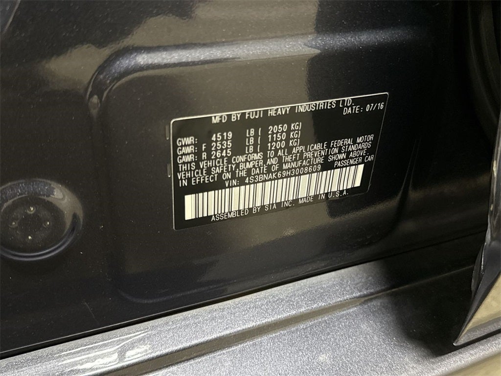 2017 Subaru Legacy 2.5i