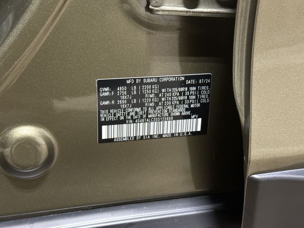2025 Subaru Outback Onyx Edition