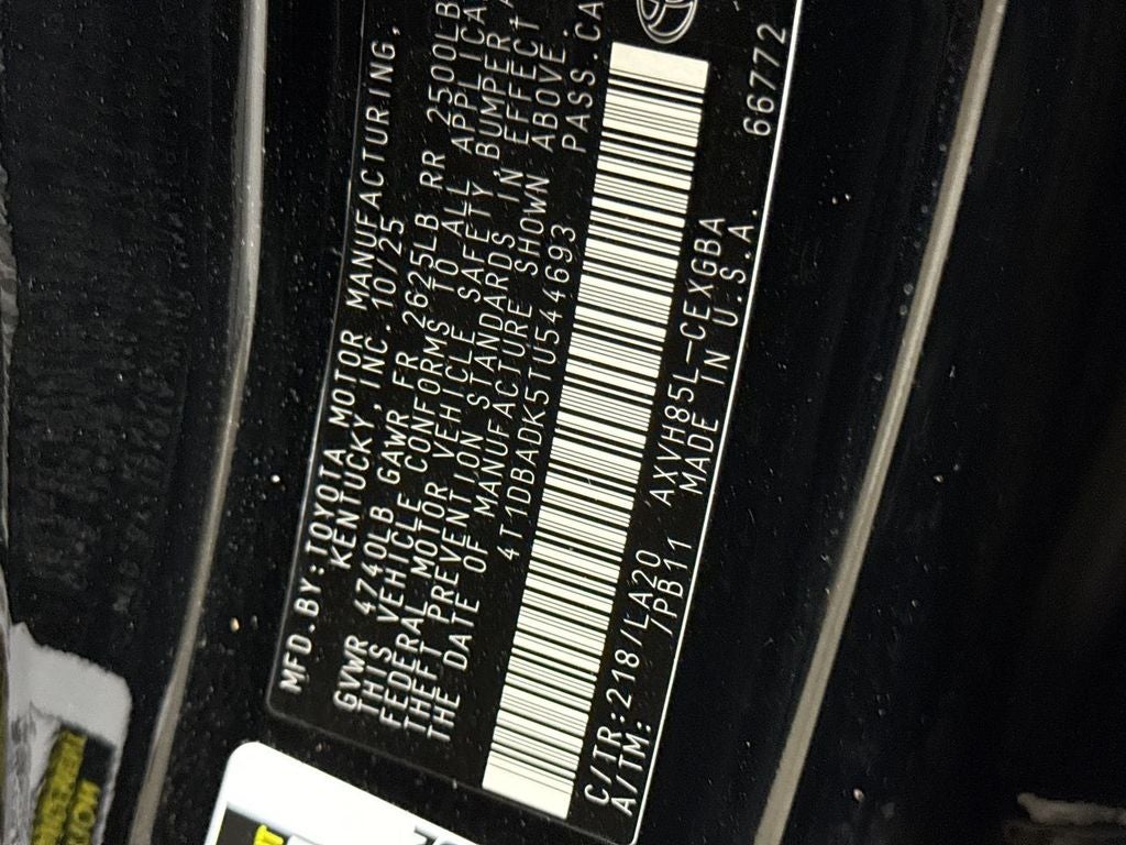 2026 Toyota Camry Base