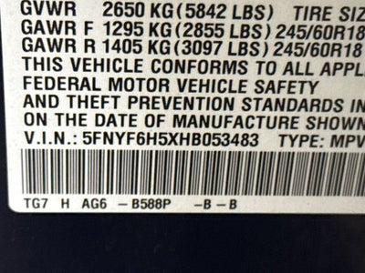 2017 Honda Pilot EX-L