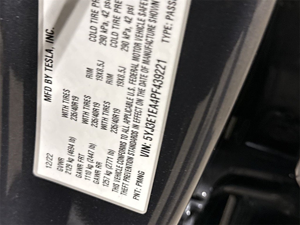 2023 Tesla Model 3 Base