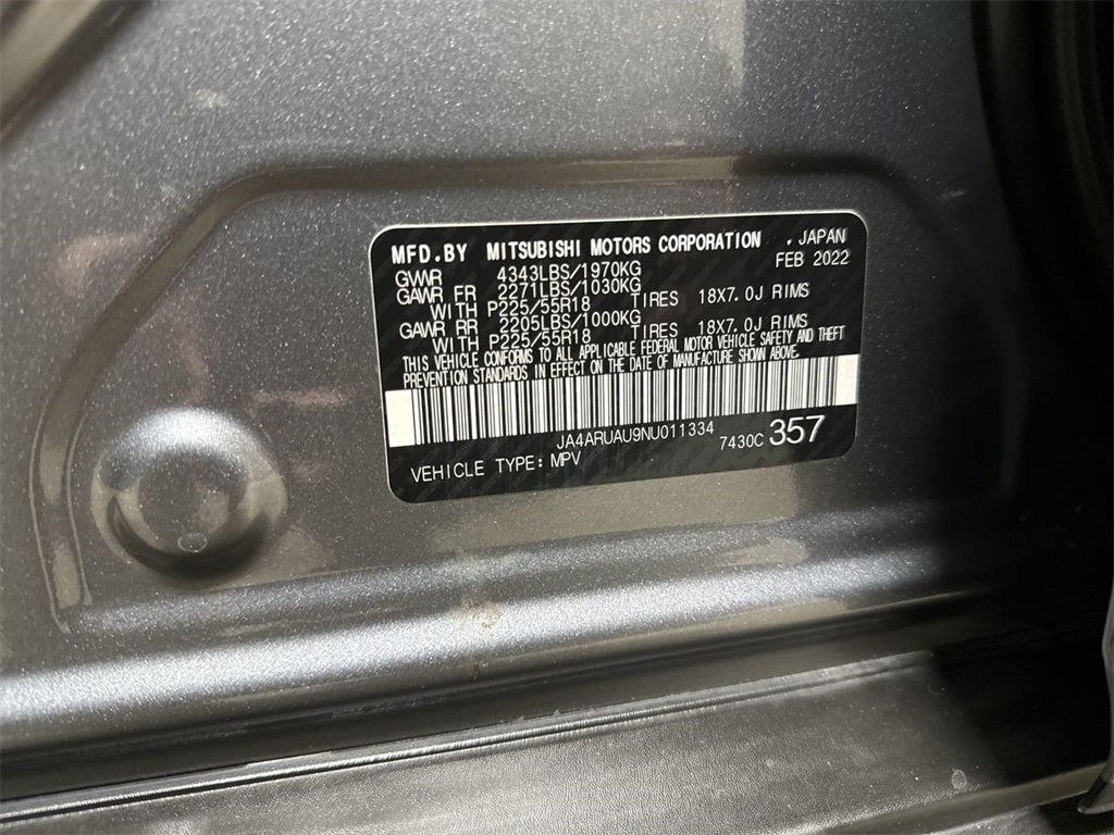 2022 Mitsubishi Outlander Sport 2.0 SE