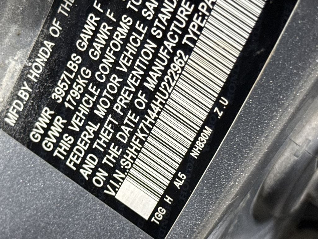 2017 Honda Civic Sport