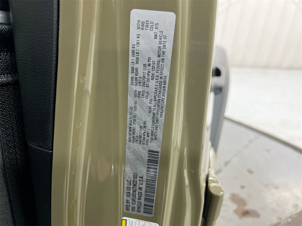 2026 Jeep Wrangler Sport