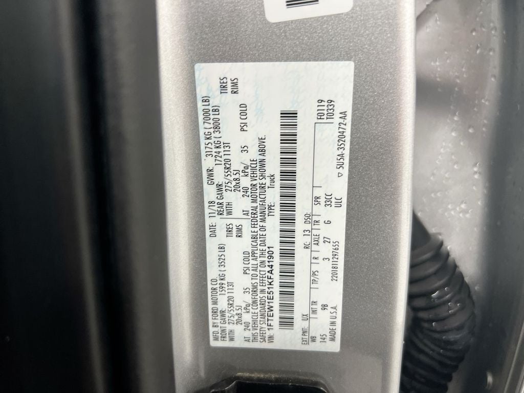 2019 Ford F-150 Platinum