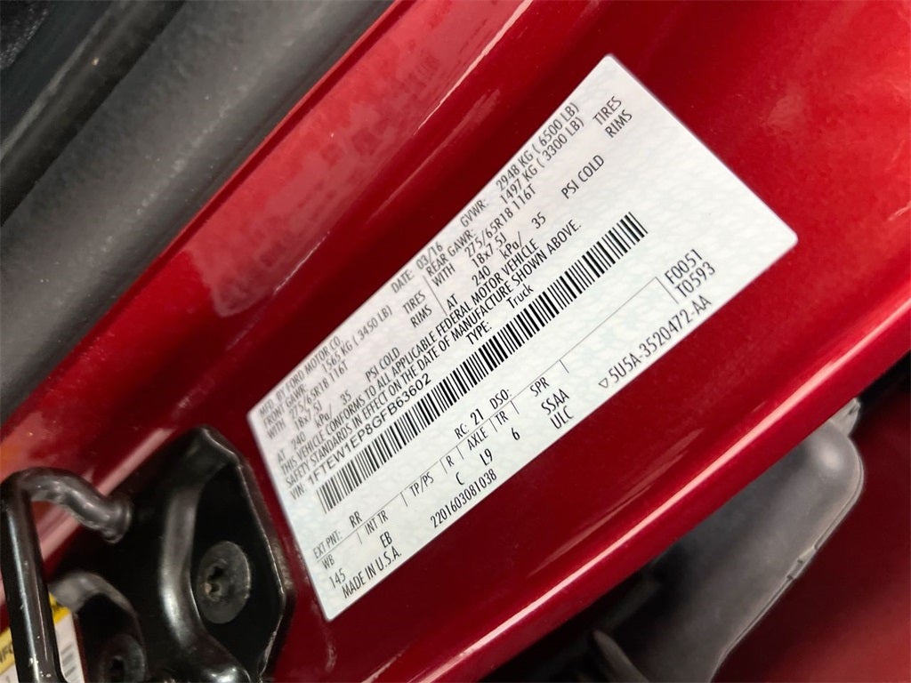 2016 Ford F-150 Lariat