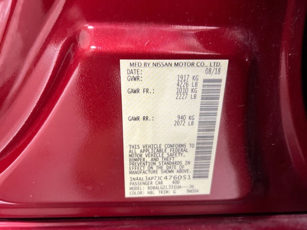 2018 Nissan Altima 2.5 S