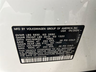 2024 Volkswagen Atlas 2.0T SE w/Technology