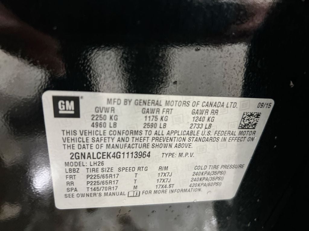 2016 Chevrolet Equinox LT