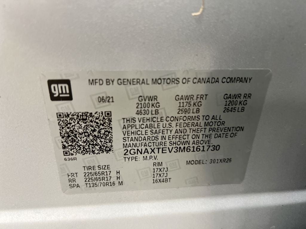 2021 Chevrolet Equinox LT