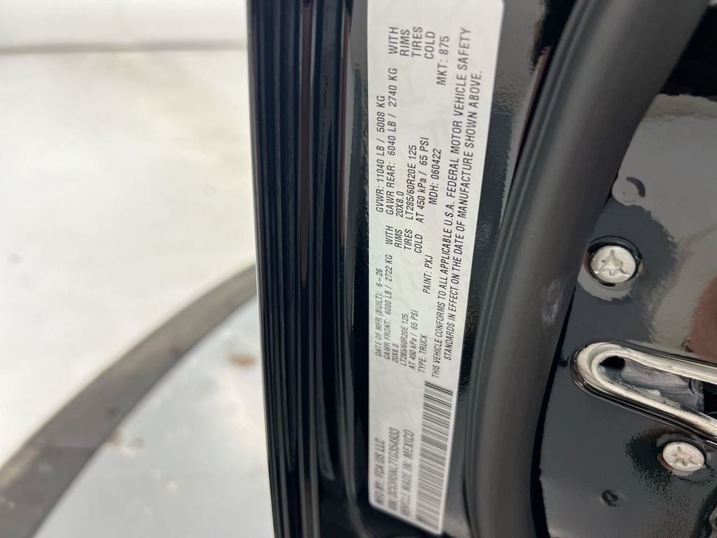2026 RAM 2500 Laramie