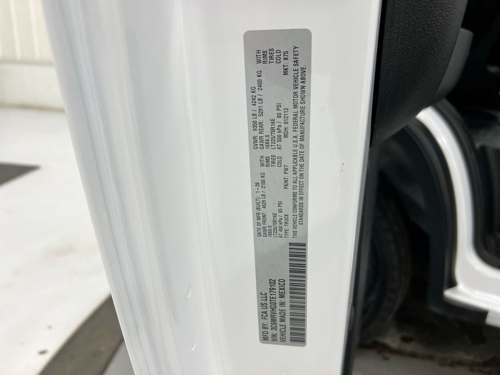 2026 RAM ProMaster 3500 High Roof