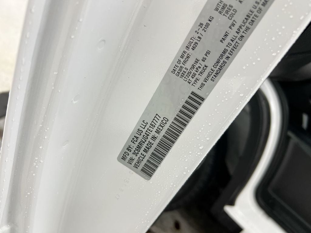 2026 RAM ProMaster 3500 High Roof