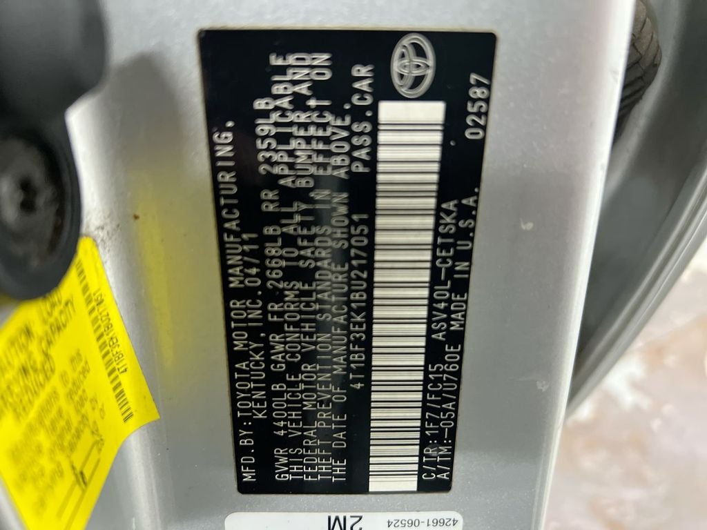 2011 Toyota Camry SE
