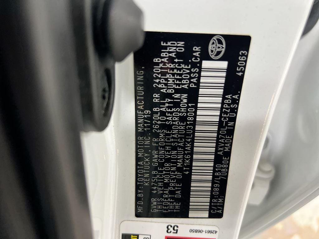 2020 Toyota Camry XSE