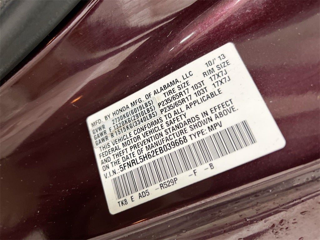 2014 Honda Odyssey EX-L