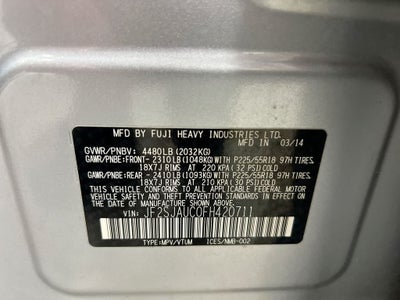 2015 Subaru Forester 2.5i Touring