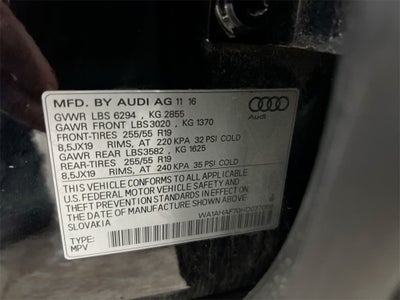 2017 Audi Q7 2.0T Premium