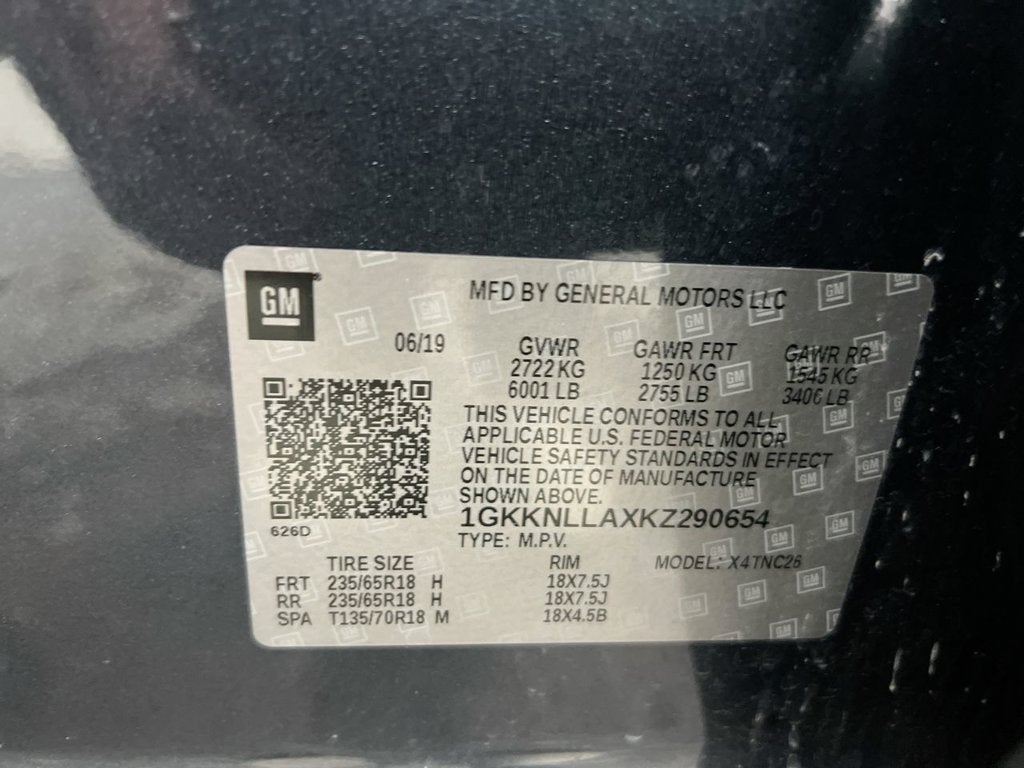 2019 GMC Acadia SLE