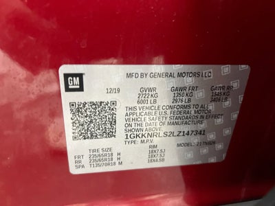 2020 GMC Acadia SLE