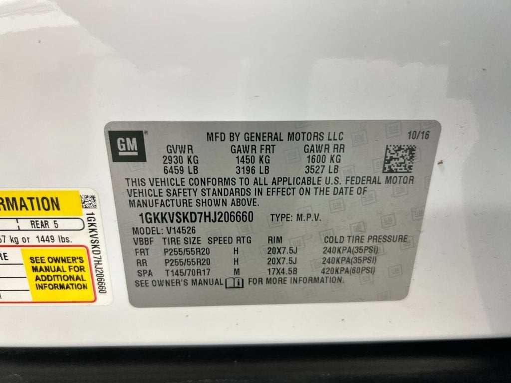 2017 GMC Acadia Limited Limited