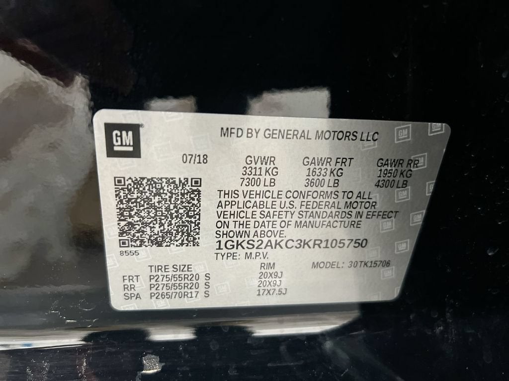 2019 GMC Yukon SLE