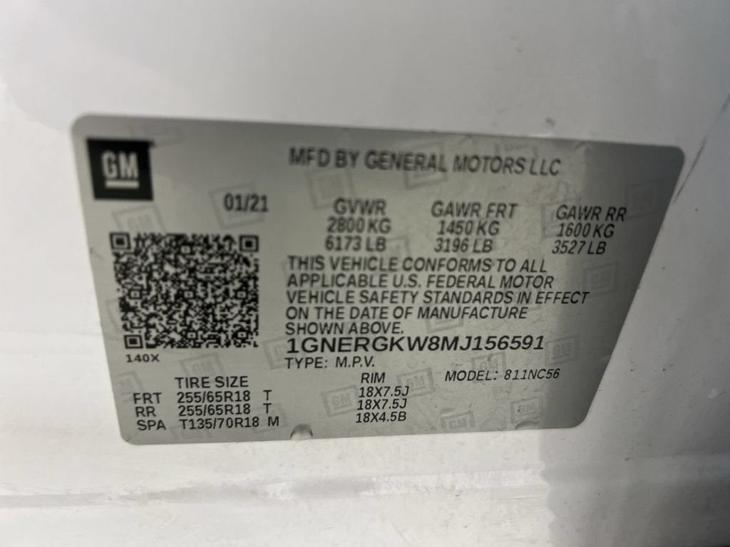 2021 Chevrolet Traverse LT Cloth