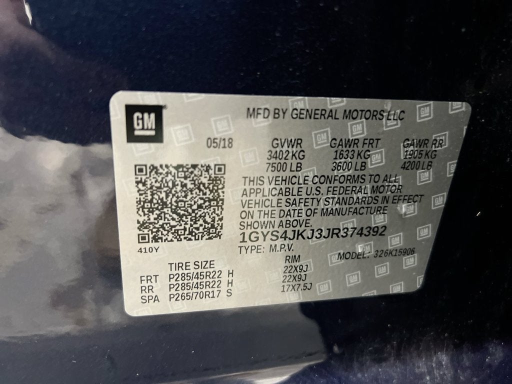 2018 Cadillac Escalade ESV Premium Luxury