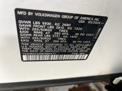 2024 Volkswagen Atlas 2.0T SE w/Technology