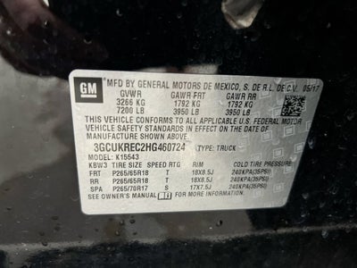 2017 Chevrolet Silverado 1500 LT