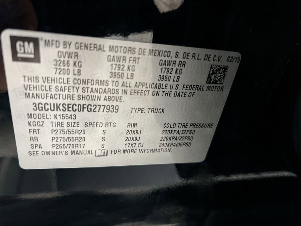 2015 Chevrolet Silverado 1500 LTZ