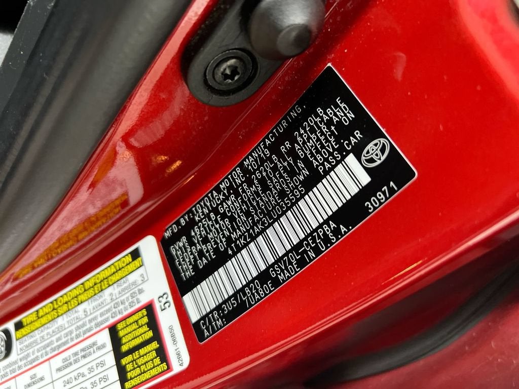 2020 Toyota Camry XSE V6