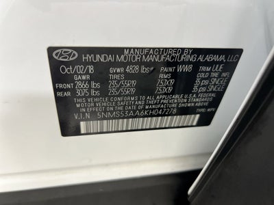2019 Hyundai Santa Fe Ultimate