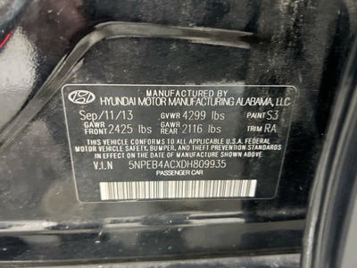 2013 Hyundai Sonata GLS