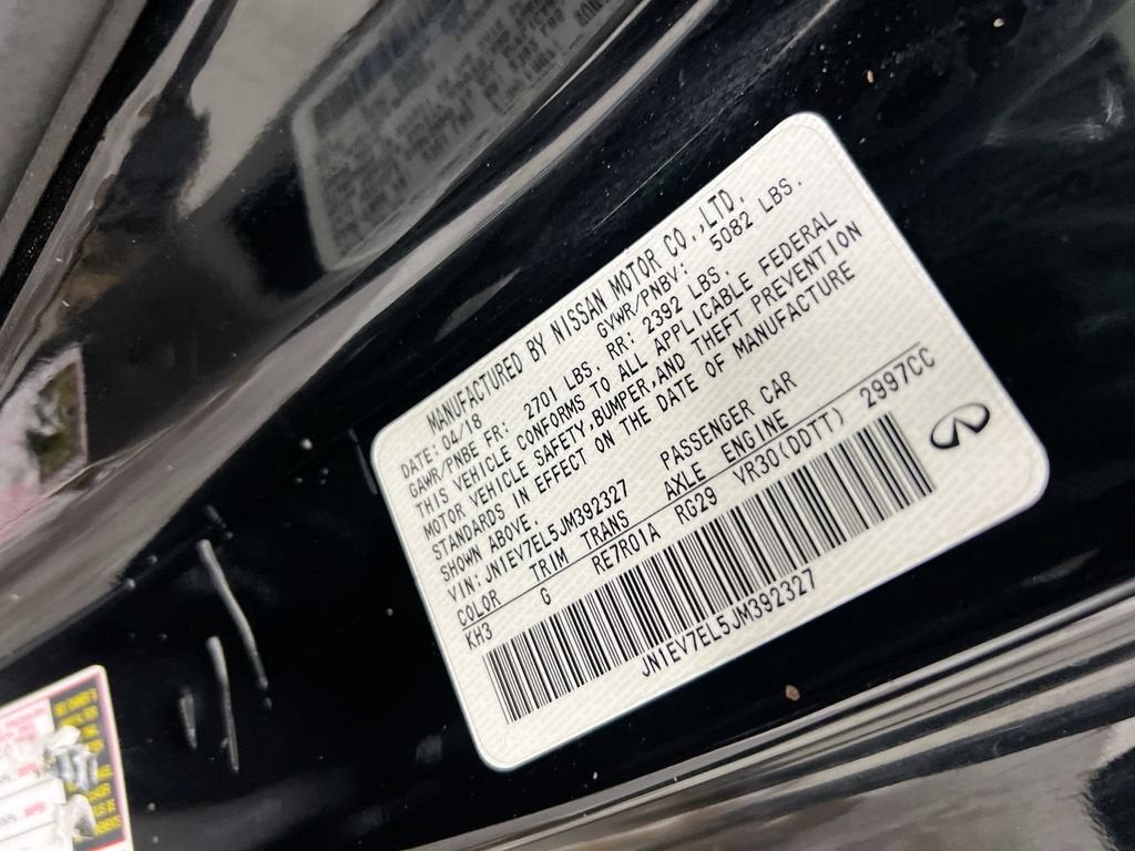 2018 INFINITI Q60 3.0t LUXE