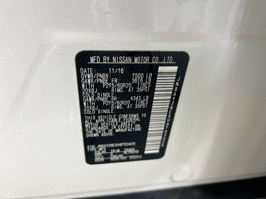 2017 Nissan Armada Platinum