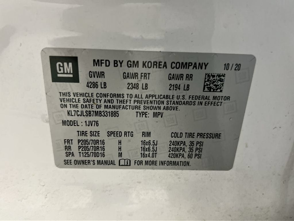 2021 Chevrolet Trax LT