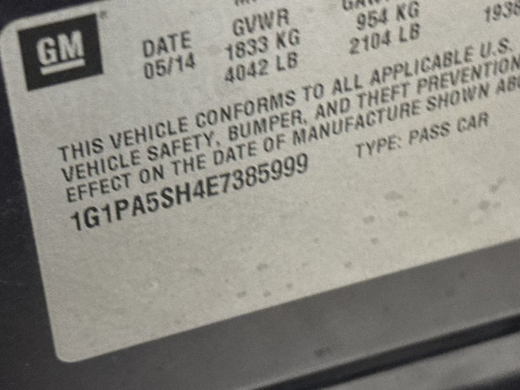 2014 Chevrolet Cruze LS