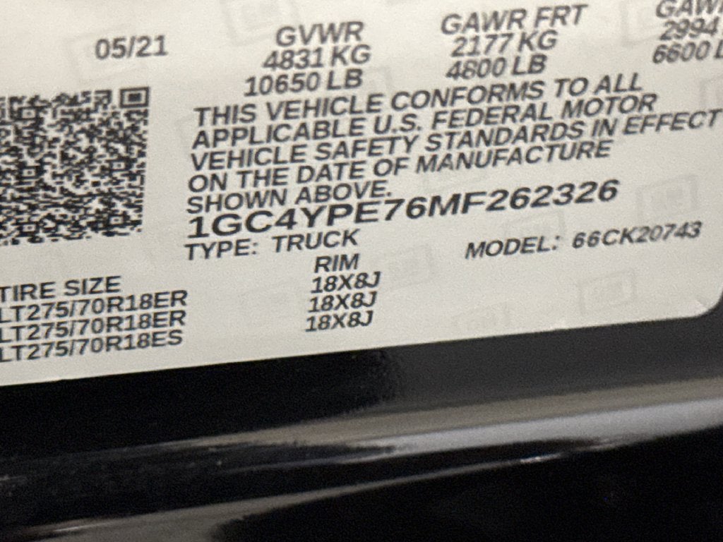 2021 Chevrolet Silverado 2500 HD LTZ