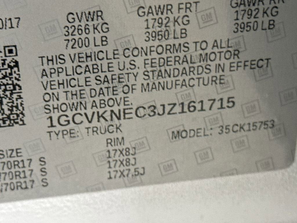 2018 Chevrolet Silverado 1500 Work Truck