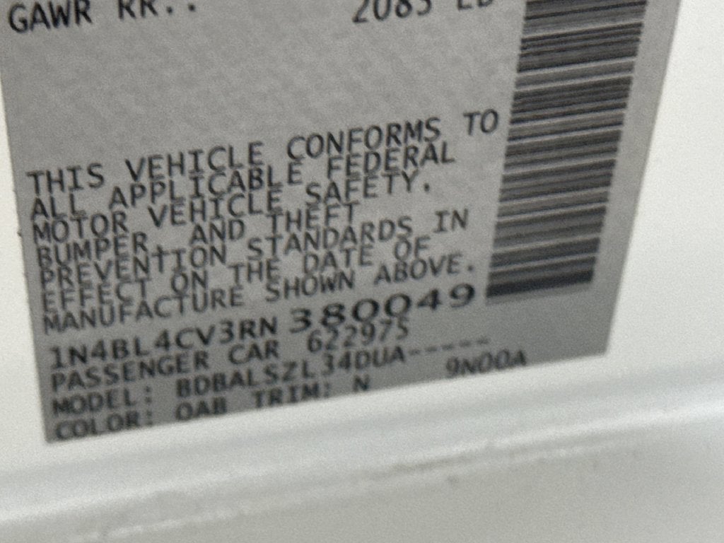 2024 Nissan Altima 2.5 SR